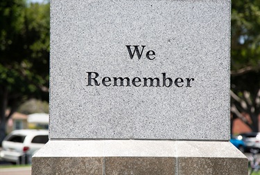 Words engraved on Memorial