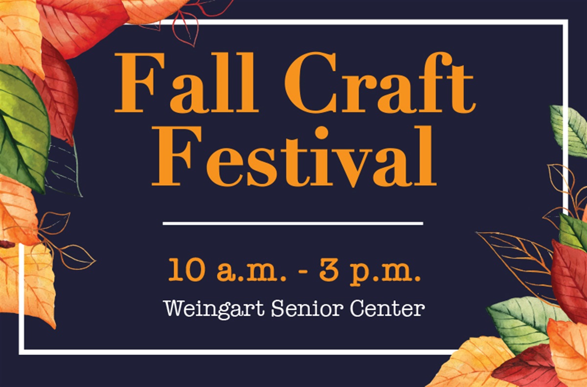 Fall Craft Festival at Weingart Senior Center Lakewood Online